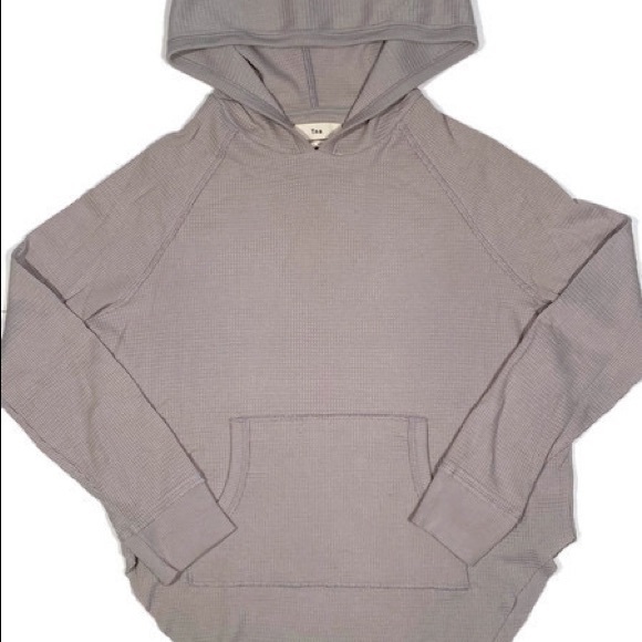 ARITZIA TNA Thermal Hooded Long sleeve Shirt - Picture 1 of 5